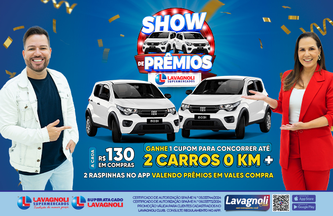 SHOW DE PRÊMIOS